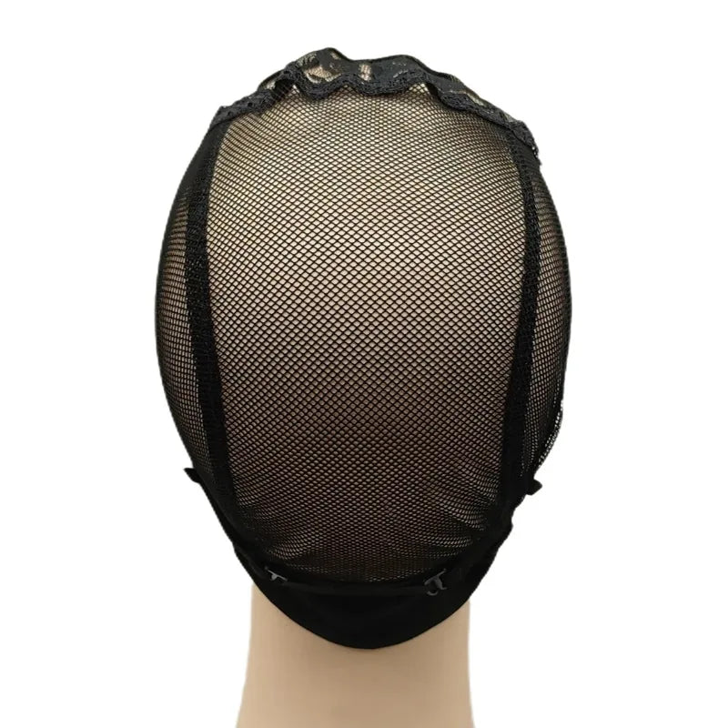 Black U-Part HD Lace Wig Cap – 4x4 Inch with Strap