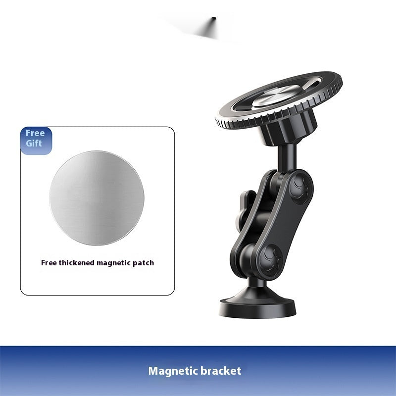 Aluminum Alloy Double Magnetic Gym Spinning Treadmill Lazy Phone Holder