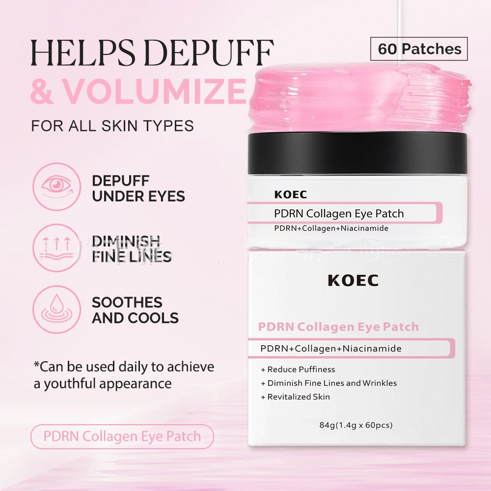 Collagen 60pcs Niacinamide Moisturizing And Nourishing Eye Mask