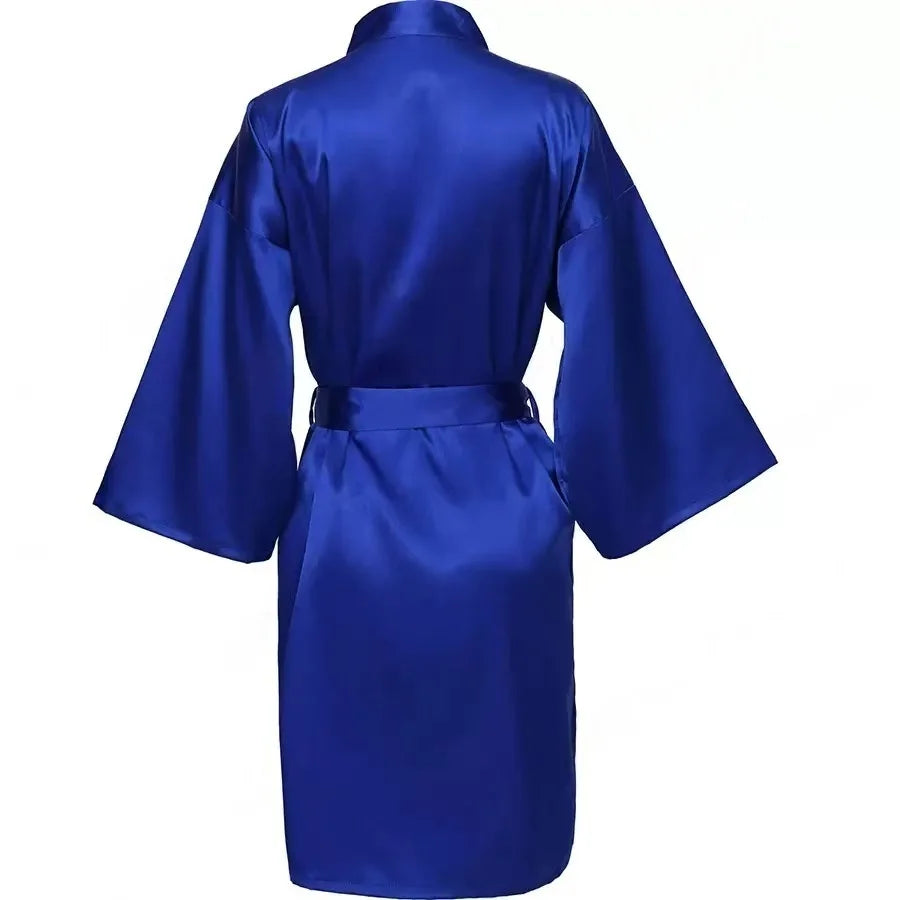 Personalized Name Bridesmaid Robes Bride Gift Bride Robe Gift Satin Robe Bride Dressing Gown Bridal Party Robes Wedding Robe