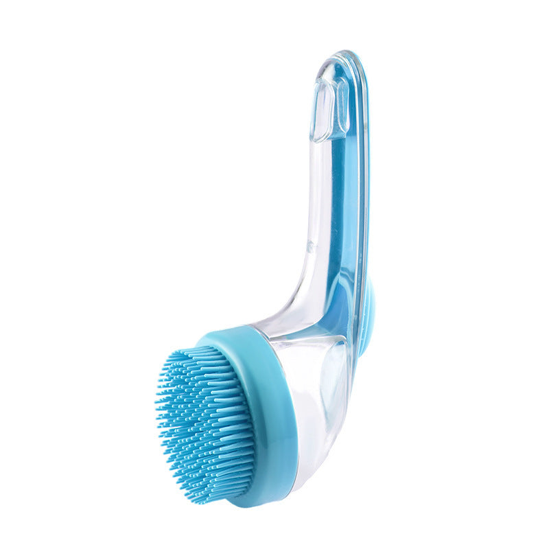 Pet Bath Brush – Long Handle Grooming Brush for Dogs & Cats