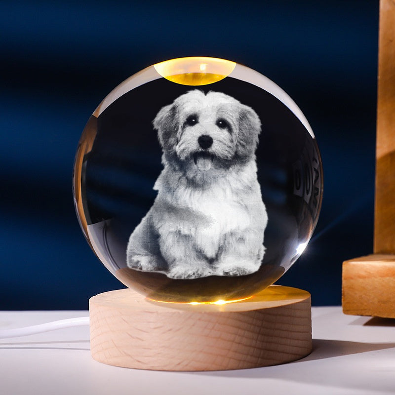 6CM Crystal Ball Light