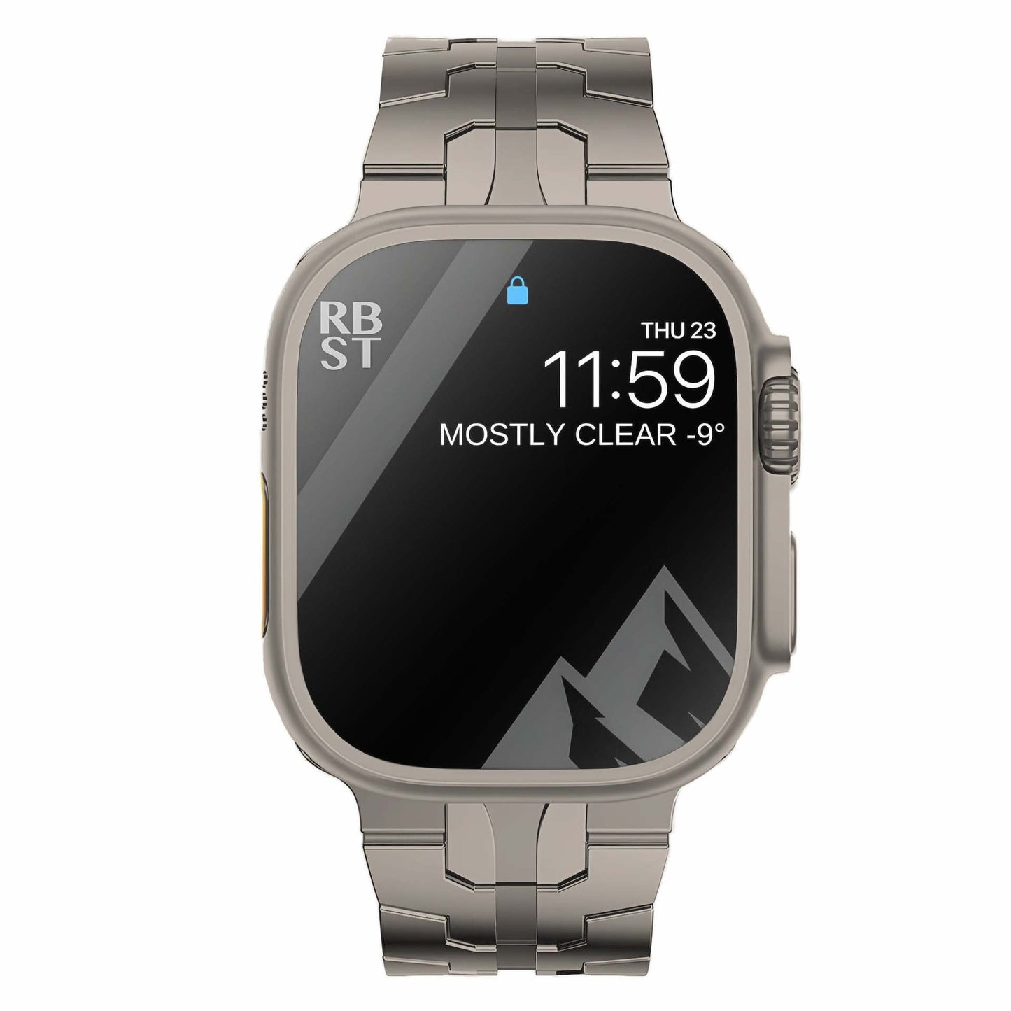 Titanium Alloy Watch Strap – Iron Man Safety Clasp Band