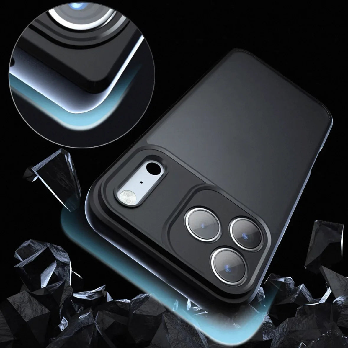 iPhone 17 Pro Case – Matte Frosted Shockproof Cover