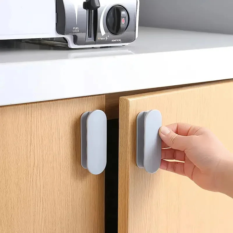 2 PCS Self Adhesive Handles for Window Cabinet Drawer Ideal for Door Wardrobe Sliding Door Organizing Auxiliary Device