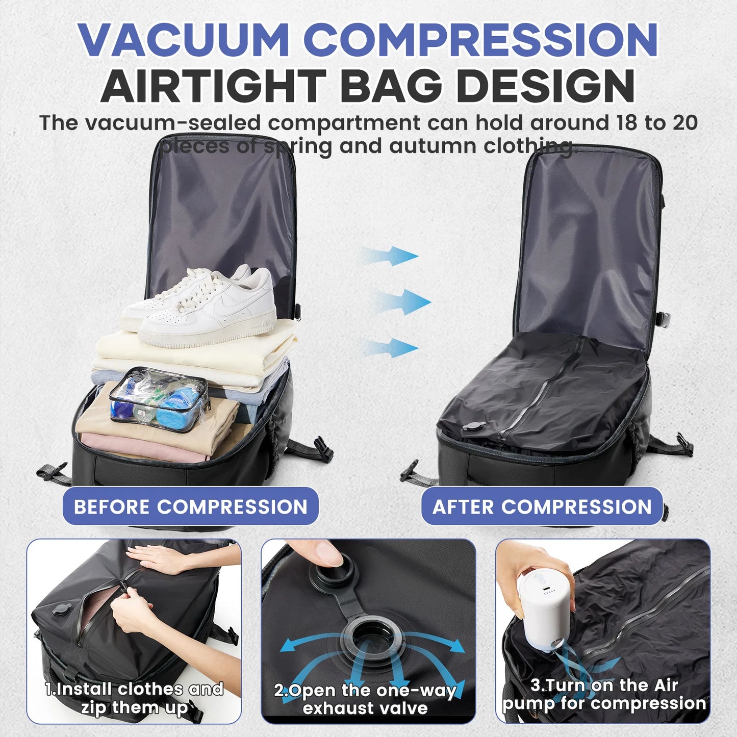 Compression Travel Backpack