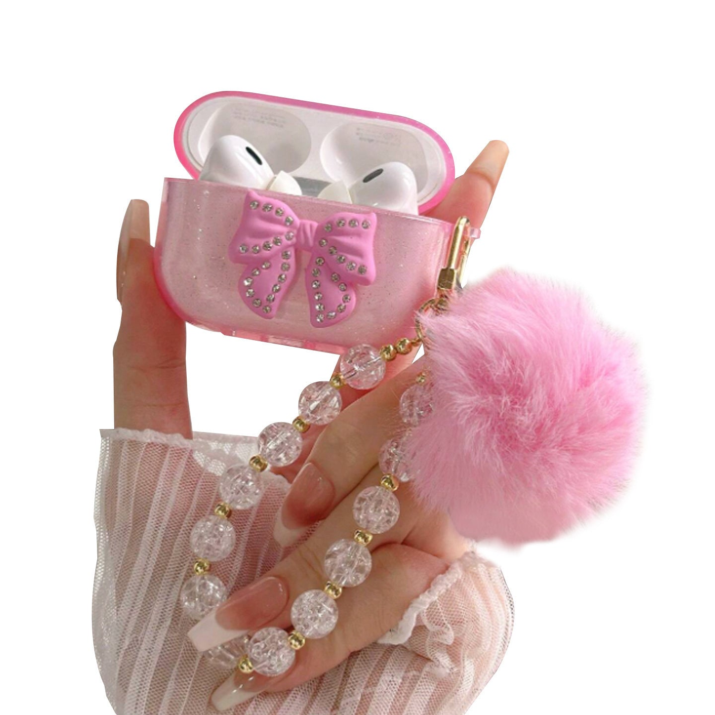 Diamond Bow For AirPods 23 Generation Bluetooth Headset