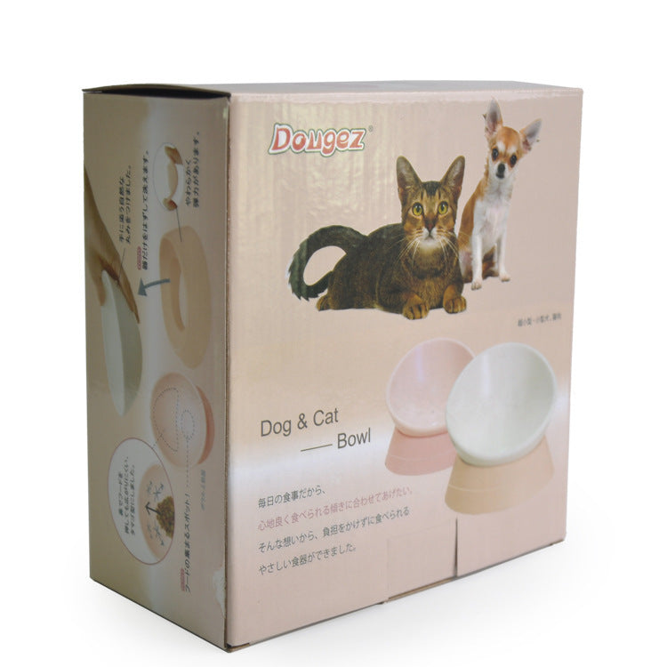 Tilted Pet Feeding Bowl