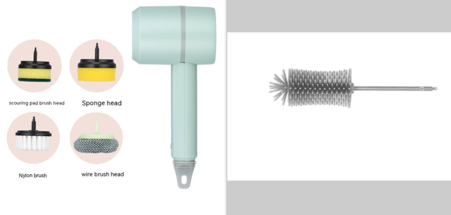 Electric Cleaning Brush – Wireless Rechargeable Scrubber