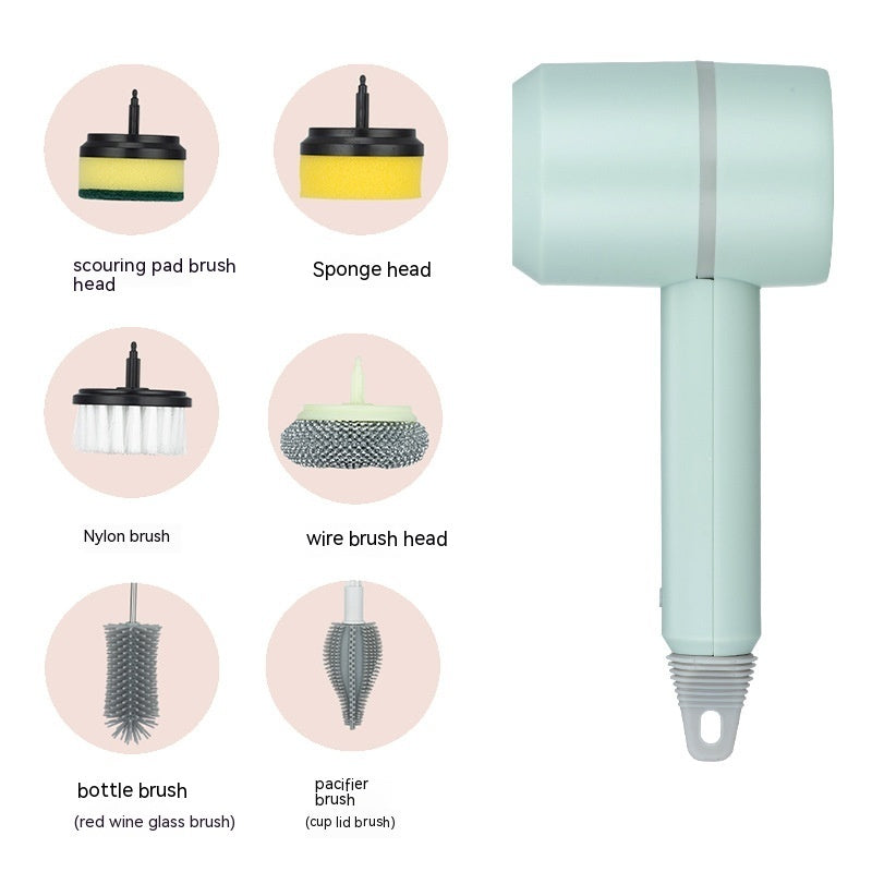 Electric Cleaning Brush – Wireless Rechargeable Scrubber
