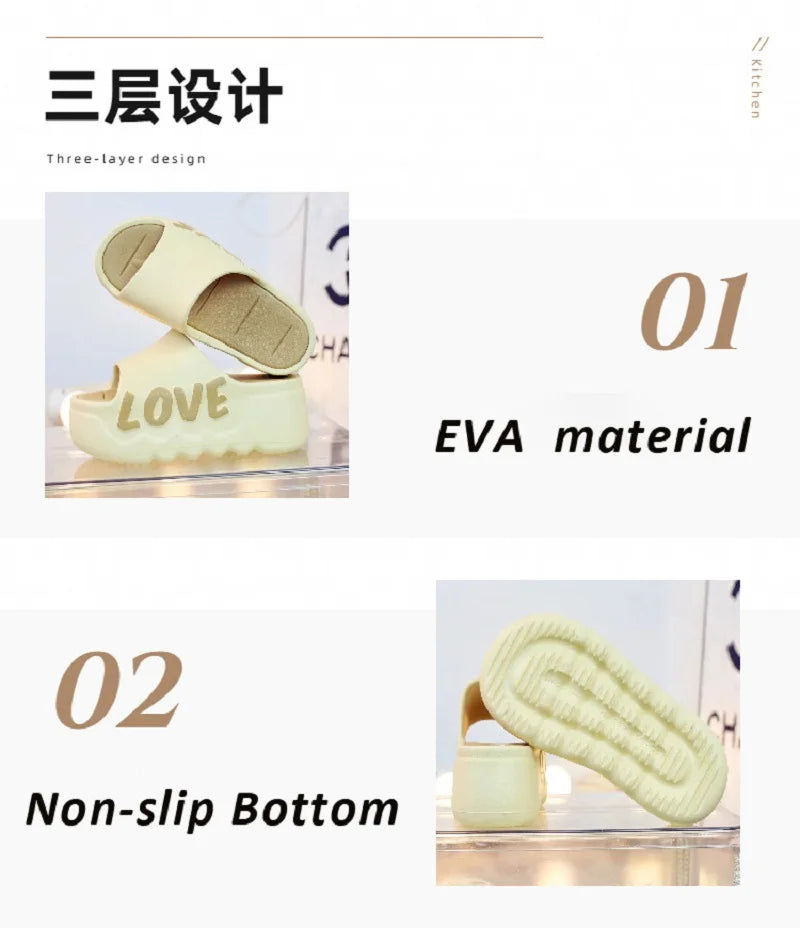 Women’s Platform Slides – 6cm EVA Comfort Sandals