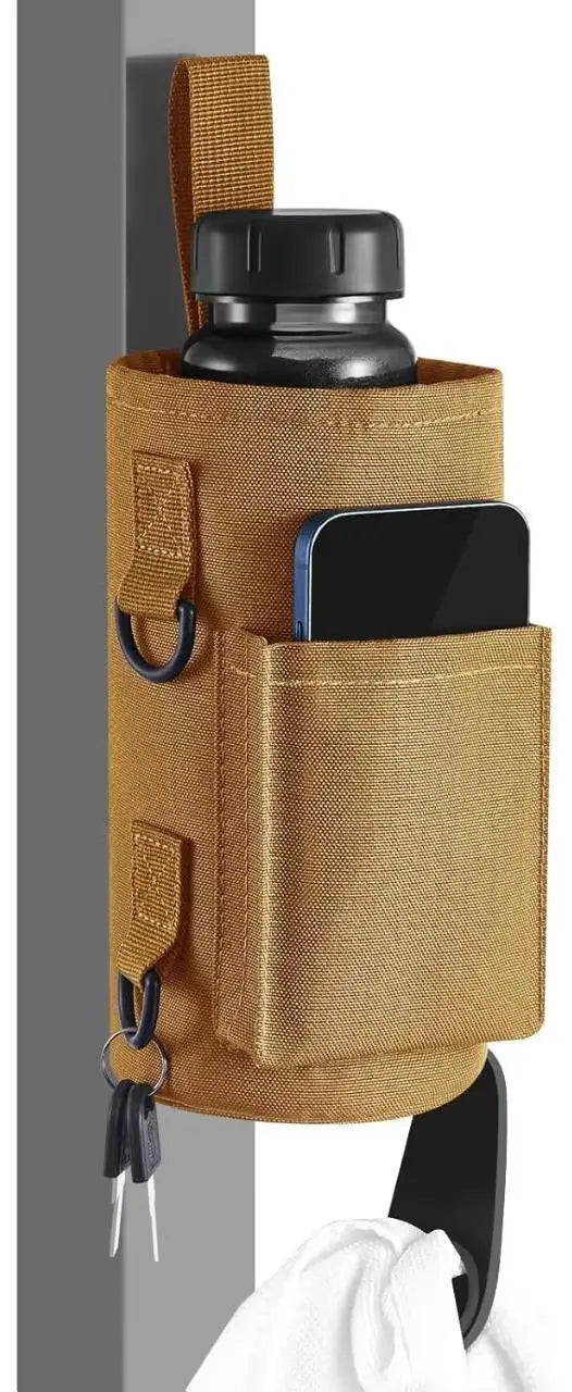 Magnetic Water Bottle Holder – Gym Bottle Sleeve with Built-In Magnet