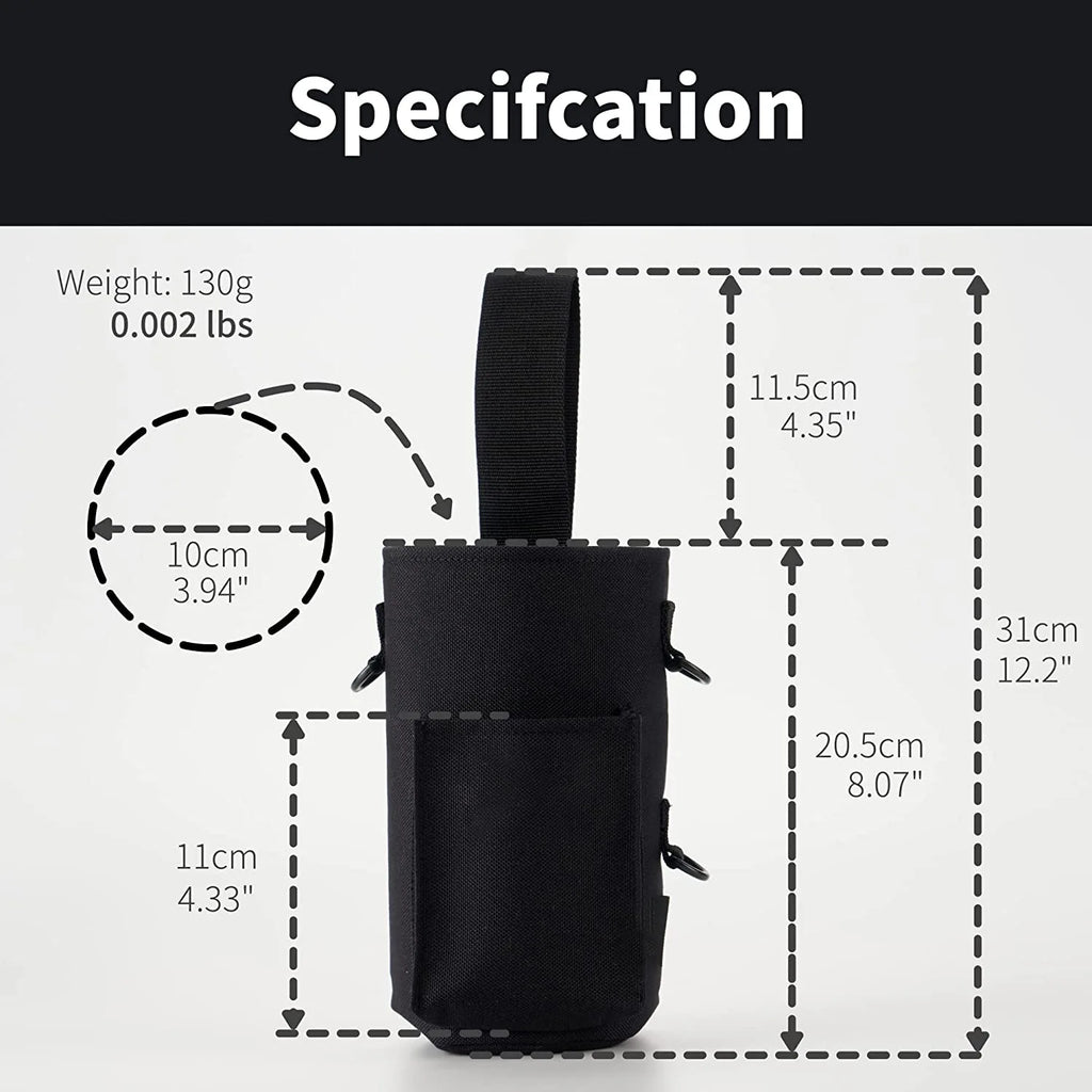 Magnetic Water Bottle Holder – Gym Bottle Sleeve with Built-In Magnet