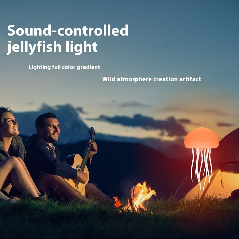 LED Jellyfish Mood Lamp – Night Light for Bedroom & Desk