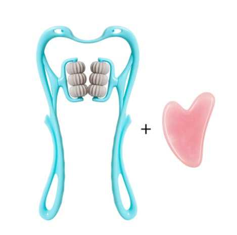 Six-Wheel Neck Massager – Manual Roller Massage Tool