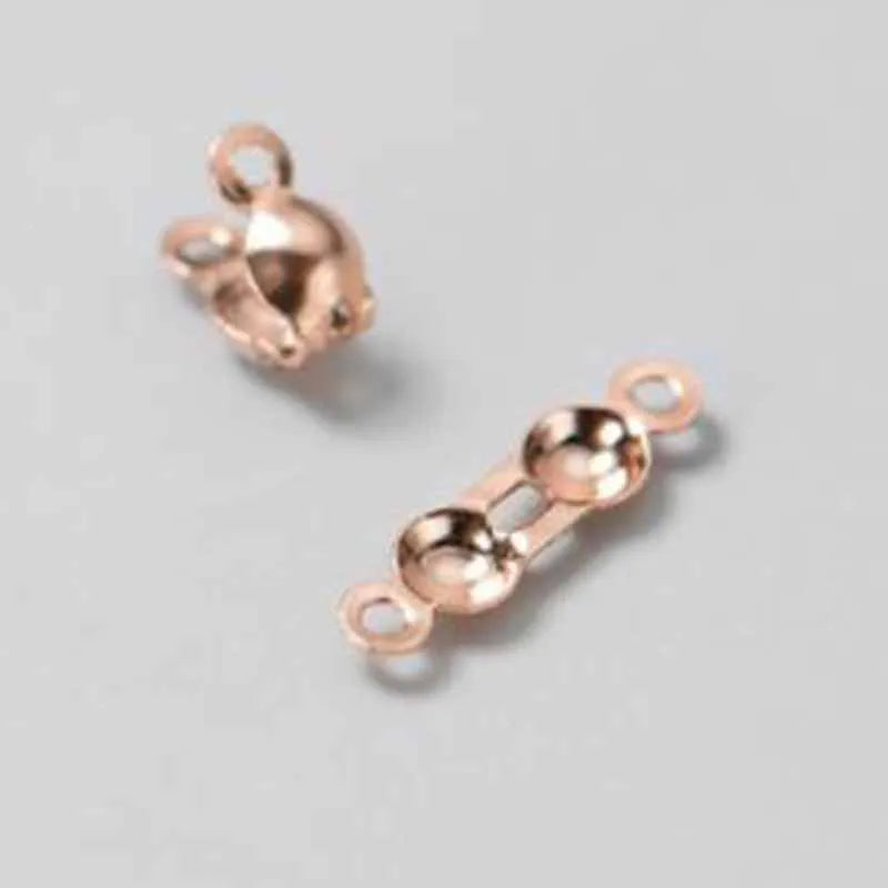 925 Sterling Silver End Beads & Crimp Clasps – 10pcs Jewelry Making Connectors