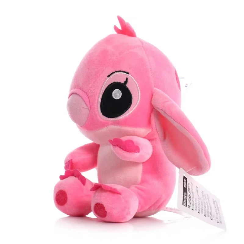 20cm Original Plush Stitch Baby Movie Cartoon Model Doll Children Action Figures Stuffed Toys Pendant Gifts
