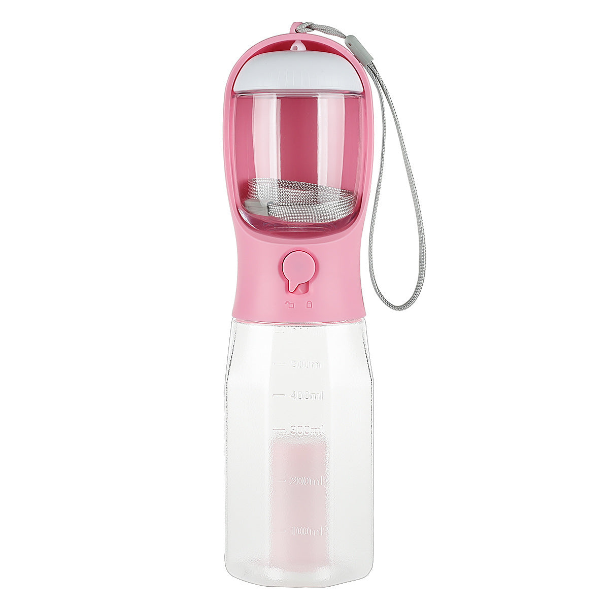 3-in-1 Dog Water Bottle – Portable Feeder & Poop Bag Dispenser
