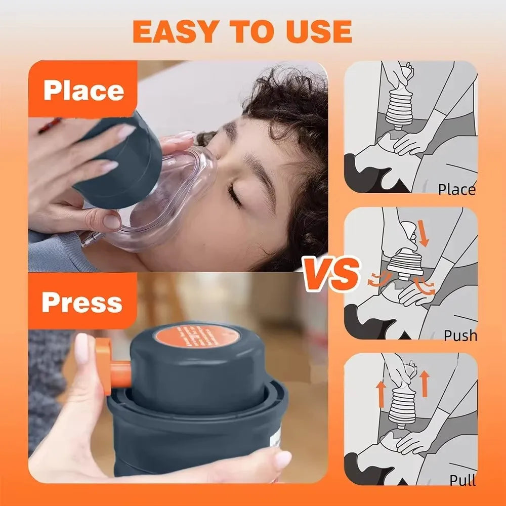 Choking Rescue Device – Emergency Suction First Aid Kit for Adults & Children