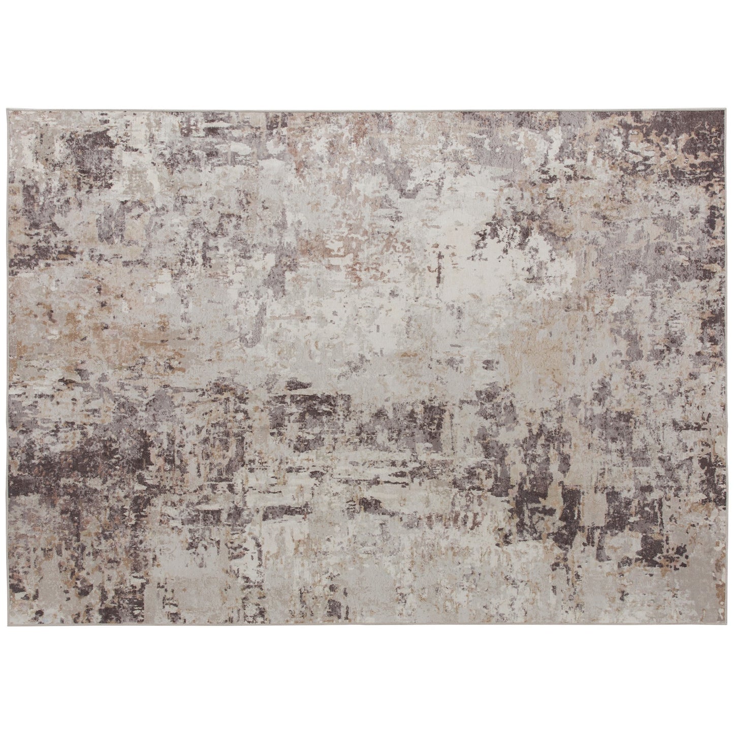 Washable Area Rug 8x10 – Non-Slip Modern Abstract Carpet