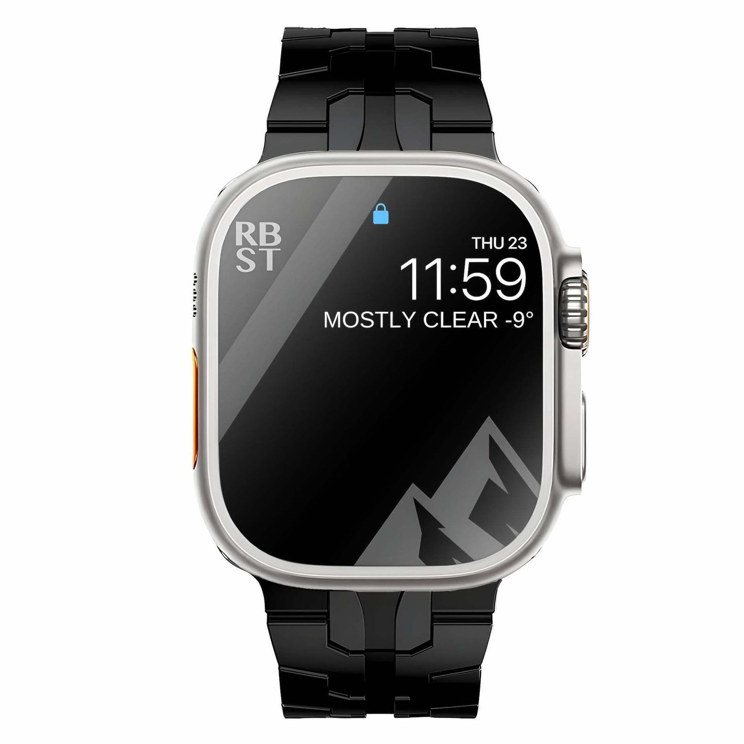 Titanium Alloy Watch Strap – Iron Man Safety Clasp Band