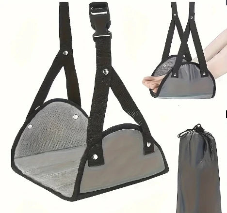 Adjustable Foot Hammock – Travel & Office Leg Rest