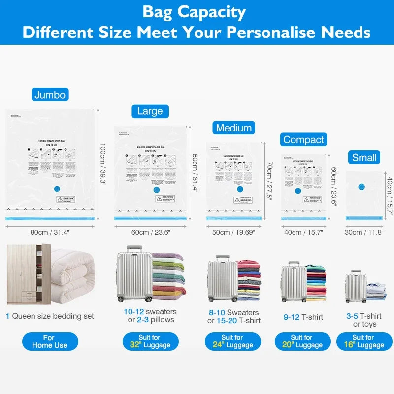 Vacuum Storage Bags Set