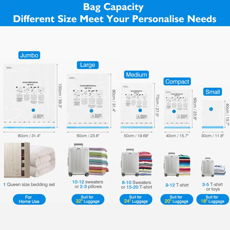 Vacuum Storage Bags Set