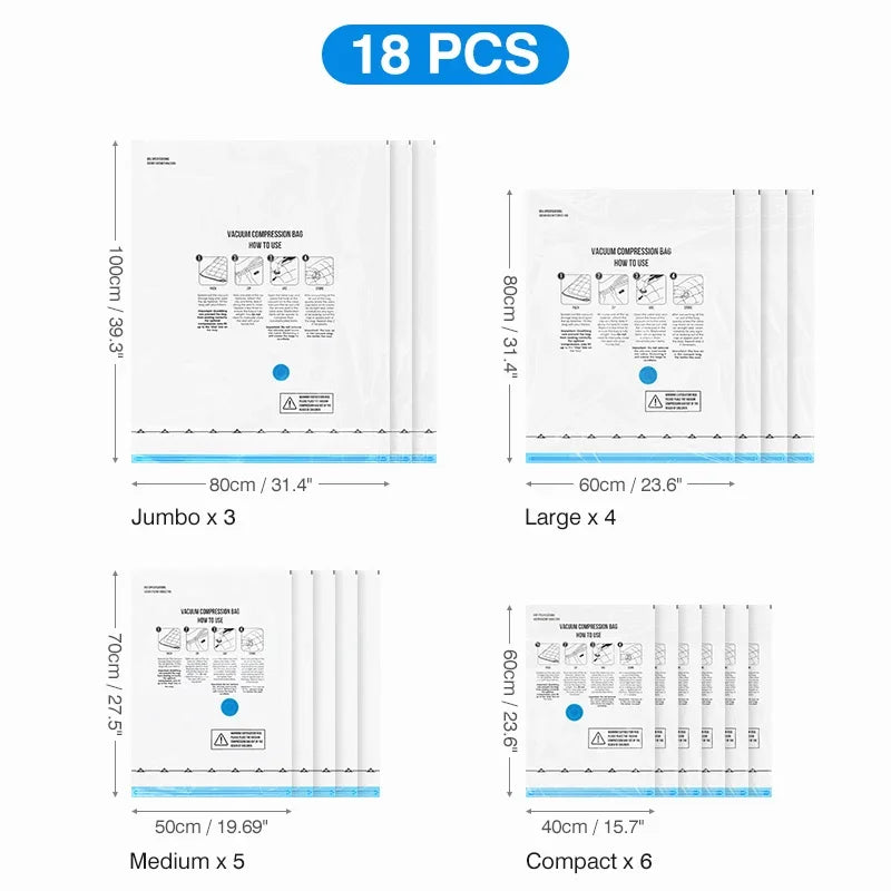 Vacuum Storage Bags Set