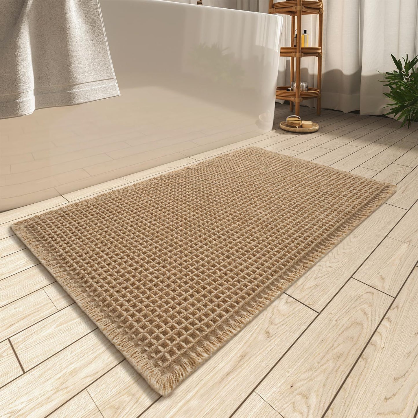 Absorbent Non-slip Bathroom Floor Easy To Clean Carpet