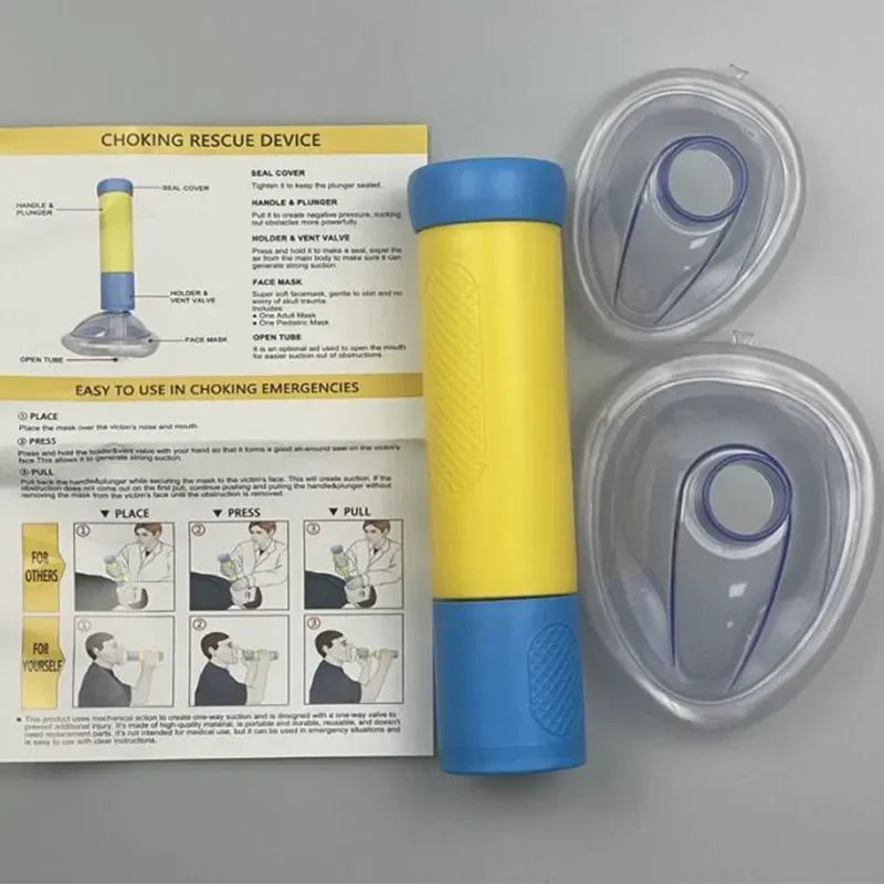 Anti-Choking Device – Portable First Aid Suction Kit for Kids & Adults