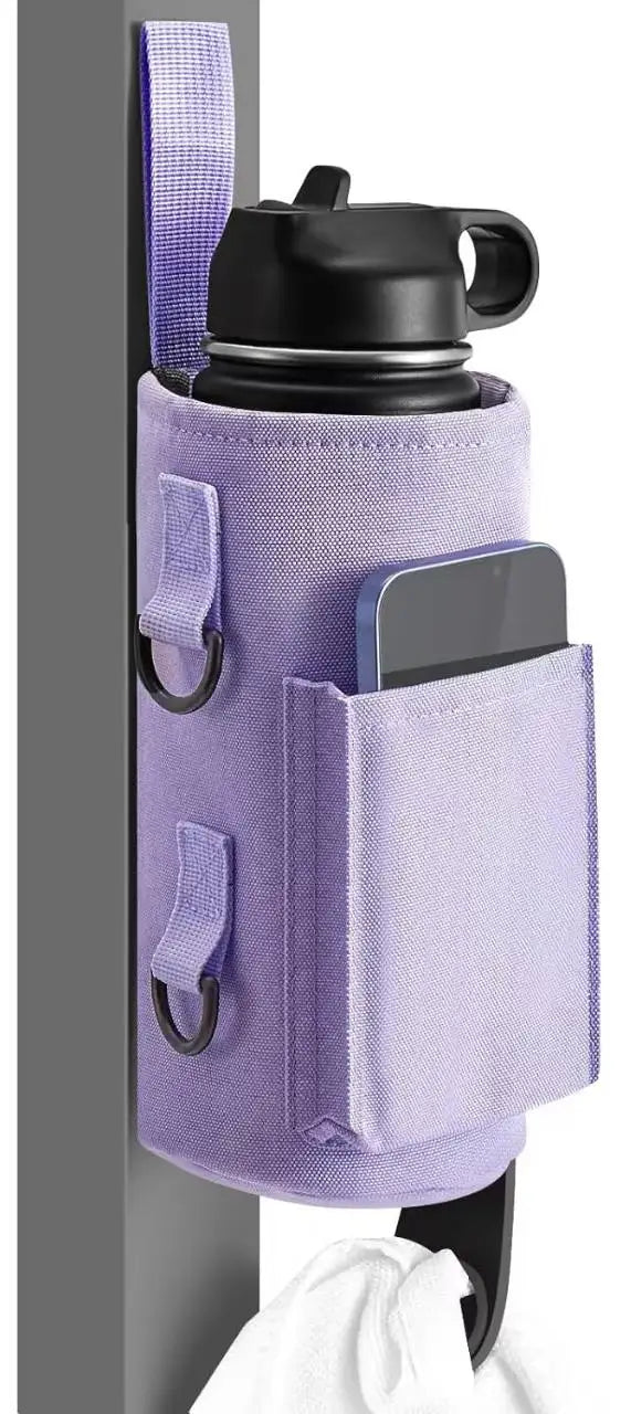 Magnetic Water Bottle Holder – Gym Bottle Sleeve with Built-In Magnet