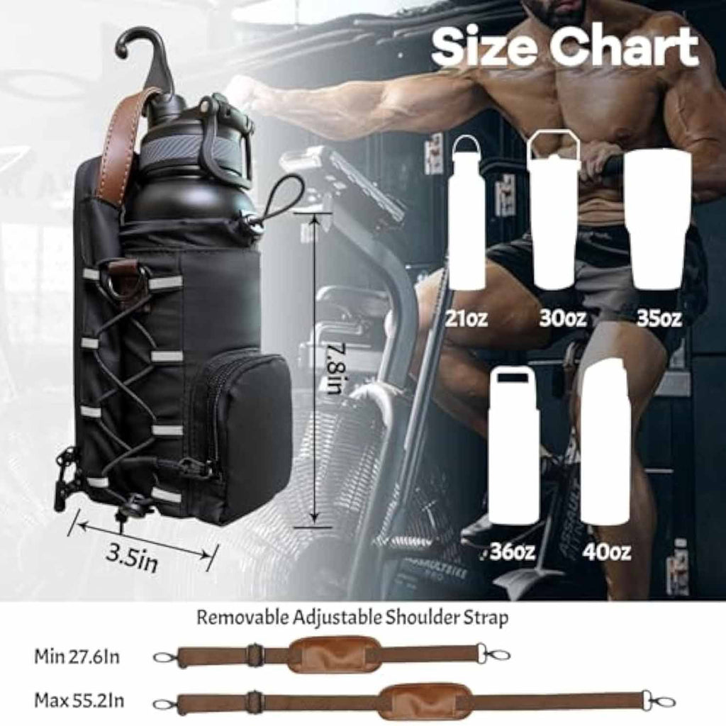 Waterproof Gym Bag – Sports Duffel with Bottle Holder