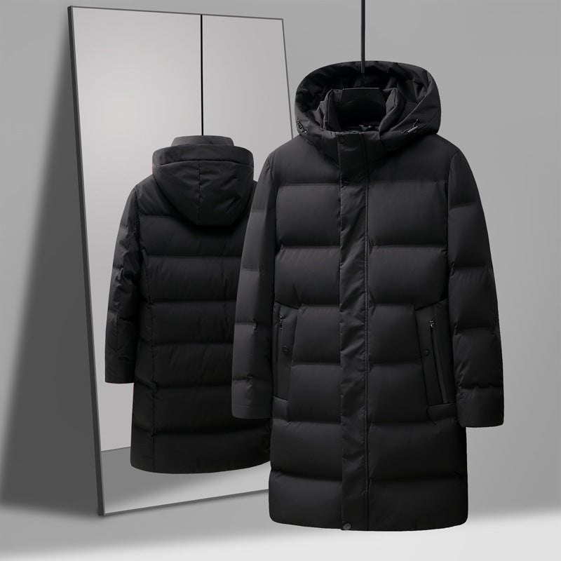 Men's Fashion Mid-length Thick Down Jacket Coat