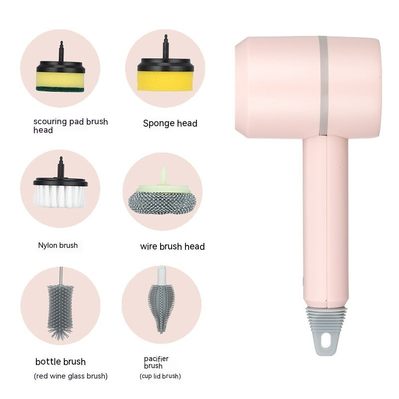 Electric Cleaning Brush – Wireless Rechargeable Scrubber