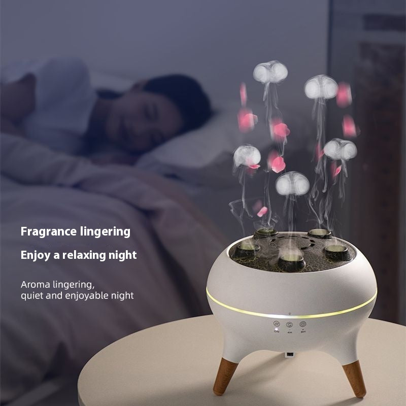 Ultrasonic Jellyfish Humidifier – Smart Aroma Diffuser