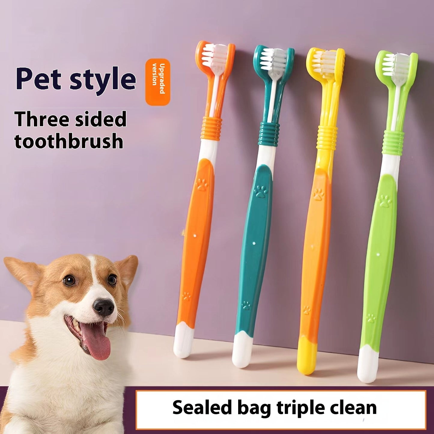 Pet Toothbrush – Dog & Cat Oral Cleaning Tool