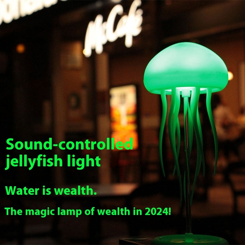 LED Jellyfish Mood Lamp – Night Light for Bedroom & Desk