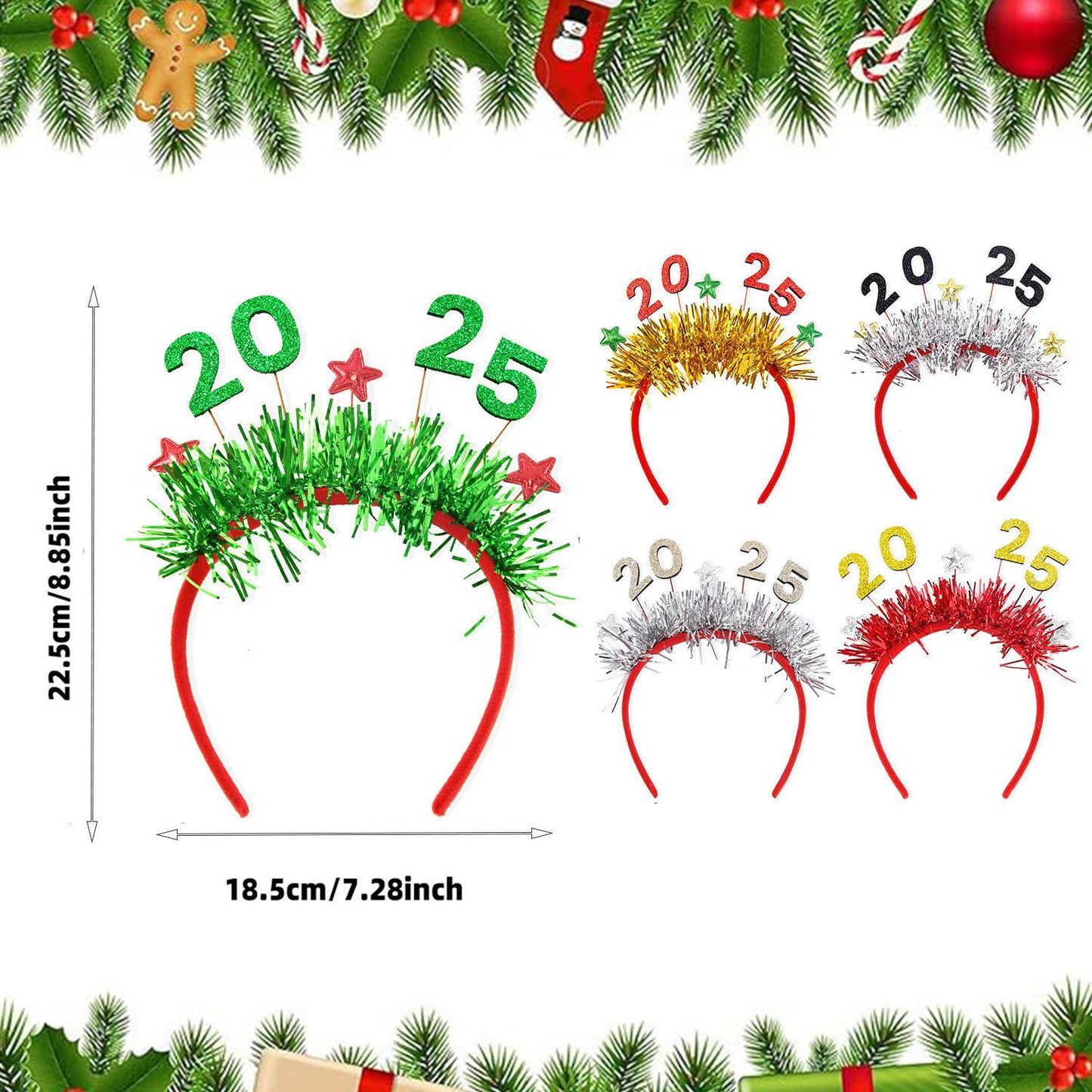 Five Christmas Headbands For 2025