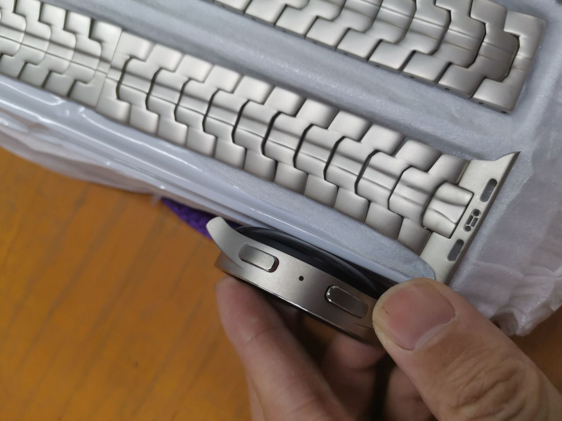 Titanium Alloy Watch Strap – Iron Man Safety Clasp Band