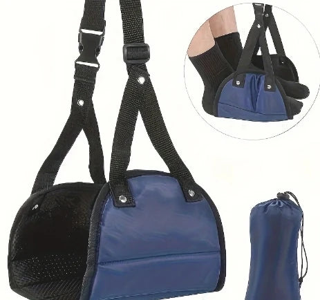 Adjustable Foot Hammock – Travel & Office Leg Rest