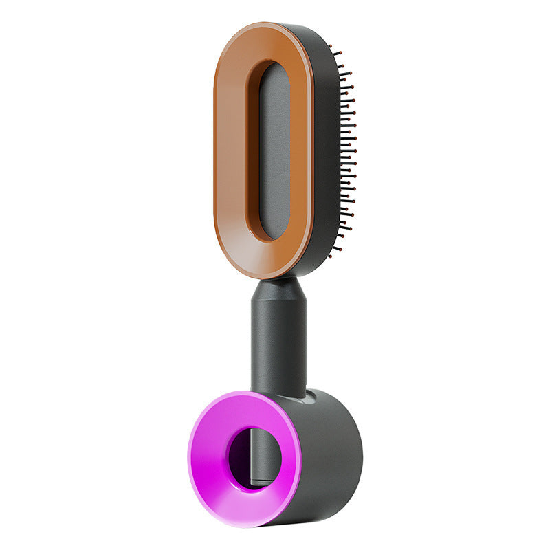 Self-Cleaning Hair Brush – Anti-Static Scalp Massage Comb