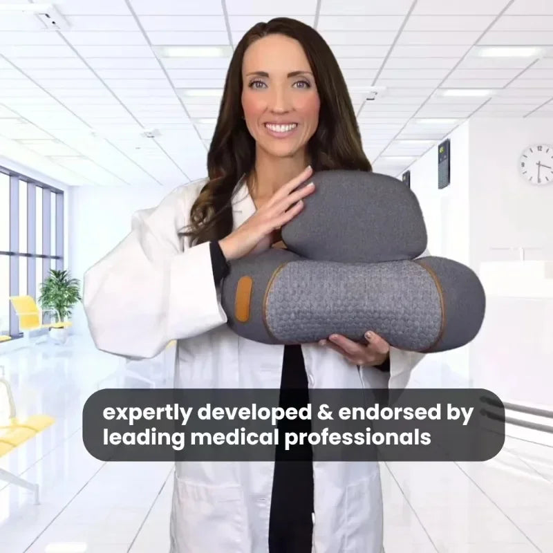 3-in-1 Neck Massager Pillow – Heat, Vibration & Support
